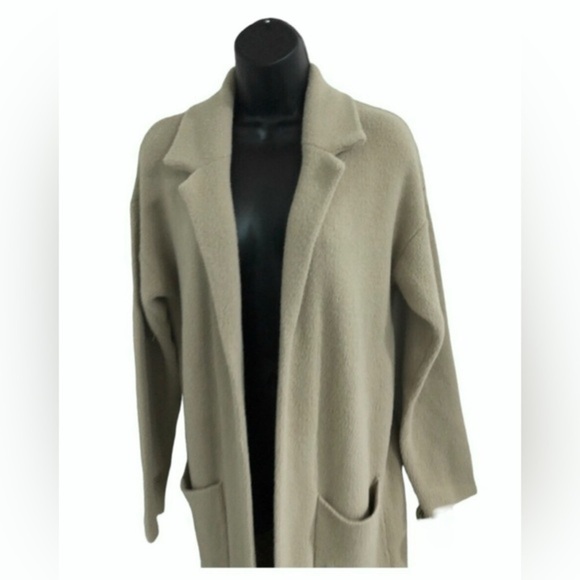 Jessica Simpson super soft & cozy light green sage long cardigan‎ duster size M - Picture 4 of 9